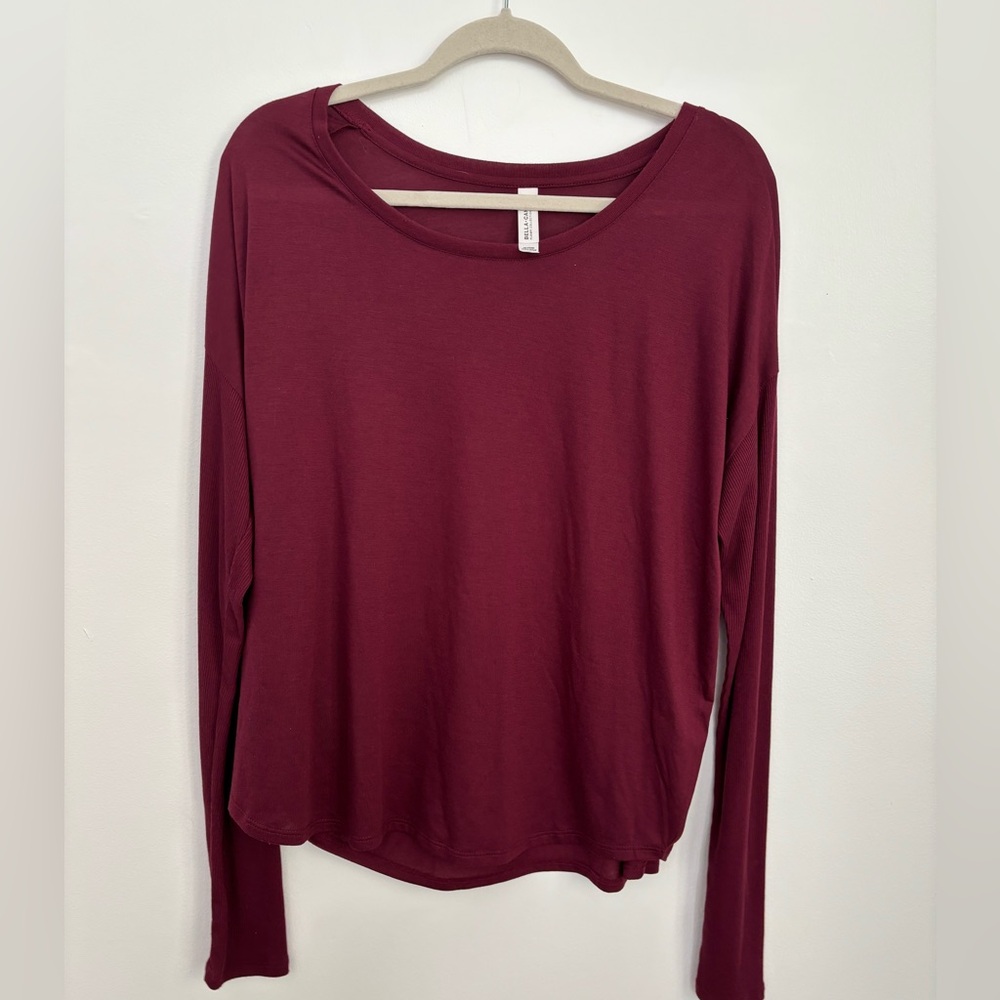 Maroon long sleeve T-Shirt XL